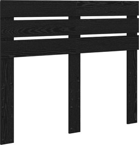 vidaXL Fejtámla Fekete tölgy 120 cm Faanyag
