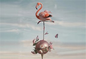 Flizelin fotótapéta Flizelin Design Elegáns flamingó 152x104