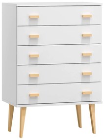 Fenyő komód no.1 szélessége 79 cm 5s Venuci fehér