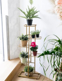 Fém virágállvány, arany, BAMIR TYP 3