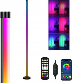 LED-es sarok állólámpa Alkalmazás 120CM Álló Rgb távirányító