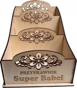 Ajándék Nagymamáknak Fűszertartó szuper nagymama Fűszertartó doboz Nagymama Napja