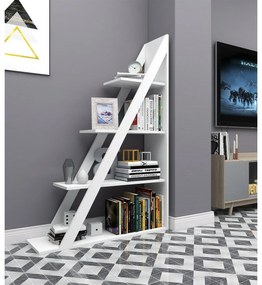 Arven White könyvespolc