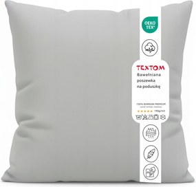 Párnahuzat 40x40 cm Jancsi 100% Pamut Sima Erős Szürke Szín