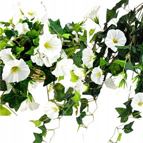 Szörfözés Mesterséges Muskátli, Mint Élő Mesterséges Virágok Az Erkélyen Kúszónövények