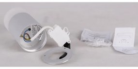 Spotlámpa TUBA 1xGU10/15W/230V szürke/fehér