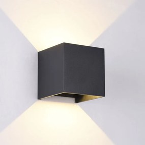 MAYTONI O572WL-L6B FULTON Modern Kültéri Fali Lámpa Fekete LED IP54