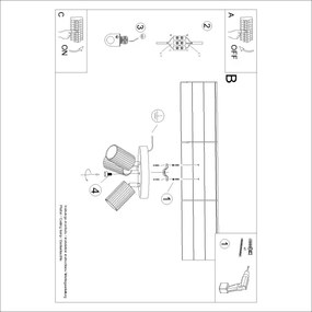 Brilagi - LED spotlámpa CRESTO 3x GU10/10W/230V, fehér