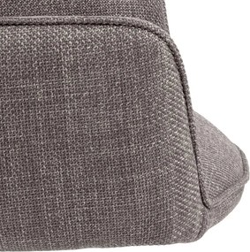 Világosszürke kárpitozott karfás étkezőfotel szett 2 db-os Glenda – Actona