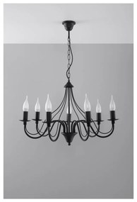 Fiorano 7 fekete függőlámpa - Sollux