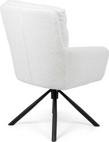 AVENBERG TESSA Forgó étkezőszék szett - 2 db, fehér