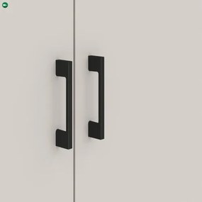 ALTA WARDROBE 5D1S ANTHRACITE+CASHMERE