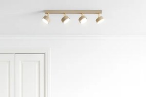 Brilagi - LED RGB dimmelhető spotlámpa MONO 4xGX53/14W/230V Wi-Fi Tuya bézs