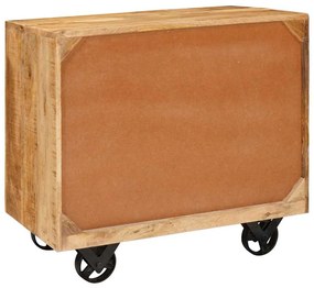 Oldalsó szekrény Barna 70 x 38 x 63 cm tömör mangófa