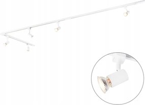 Mennyezeti spotlámpa szögletes Qazqa fehér