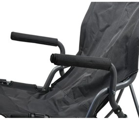 Összecsukható kempingszék szürke