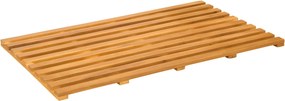vidaXL Fürdőszoba szőnyeg Egyszínű Barna 100 x 53 cm faszínű