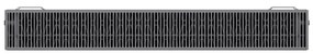 Mexen CL33 Line, panelradiátor 600 x 1000 mm, oldalsó csatlakozás, 2201 W, antracit, W433L-060-100-66