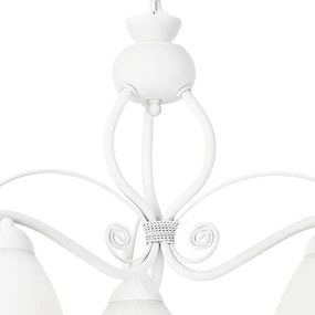 Csillár láncon RETRO II 3xE27/60W/230V fehér