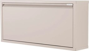 Szürkésbarna fém billenő ajtós-függő cipőtartó 75x41x22 cm Billy – Spinder Design