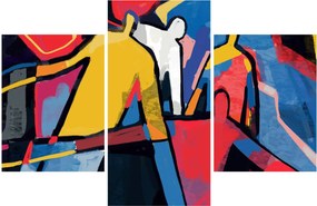Kép - A férfiak absztrakciója (90x60 cm)