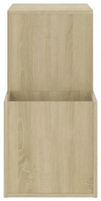 sonoma szerelt fa előszobai cipősszekrény 105 x 35,5 x 70 cm