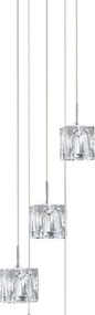 Függeszték Króm ICE CUBE SEARCHLIGHT 6775-5-LED