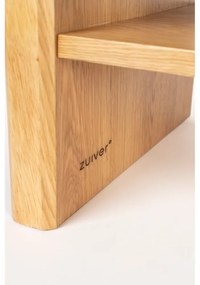 Natúr színű TV-állvány tölgyfa dekorral 160x45x40 cm Brave – Zuiver