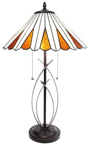 Tiffany asztali lámpa Bézs Barna 69 cm