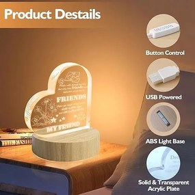 Jimmidda Éjjeli lámpa Ajándék egy barátnak, Ajándék a legjobbnak