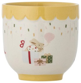 Sárga-krémszínű kőedény gyerek bögre 150 ml Celebrate – Bloomingville Mini