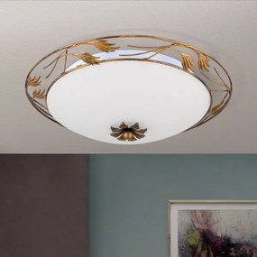 Orion DL 7-509/50 - Mennyezeti lámpa FLEUR 3xE27/60W/230V átm. 50 cm bronz