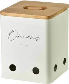 Hagymatartó funkcionális modern bézs 17cm