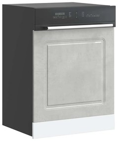mosogatógép panel Kalmar beton szürke 60x1,5x67 cm műanyag fa