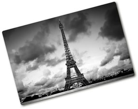 Üveg vágódeszka fényképpel Eiffel-torony párizs város pl-ko-80x52-f-76327213