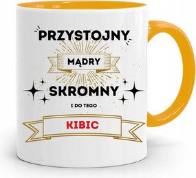 Szurkolóknak Szurkolói Bögre Sárga Ajándék fényképes nyomattal