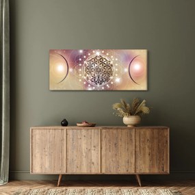 Kép - Mandala elemekkel (120x50 cm)