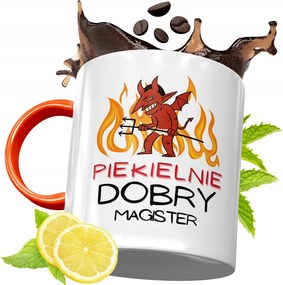 Narancssárga Bögre Mester Ajándék fényképes nyomtatással