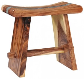 tömör ázsiai tölgy és műgyanta ülőke