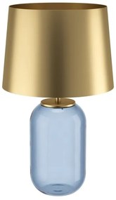 Eglo 390064 - Asztali lámpa CUITE 1xE27/40W/230V arany/kék