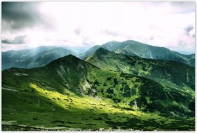 Poszterek 120x80 Tátra Lengyel hegyek Kilátás