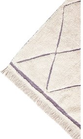 Krémszínű mosható kézi szövésű pamut szőnyeg 140x200 cm Bereber – Lorena Canals