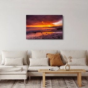 Naplemente a tengernél képe (90x60 cm)