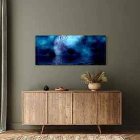 A hold képe a tenger felett (120x50 cm)