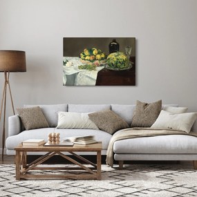 Kép - Edouard Manet, Still Life with Melon and Peaches, reprodukciók (90x60 cm)