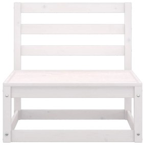 2 db tömör fenyőfa kerti középső kanapé