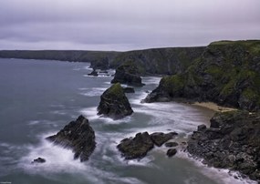 Poszter 42x29,7cm Bedruthan Steps, Assaf Frank