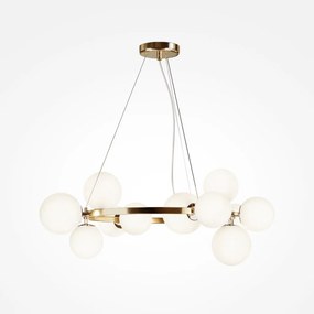 MAYTONI MOD545PL-11BS DALLAS Modern Függesztett Lámpa Matt Fehér, Arany G9 IP20