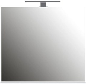 Fali tükör világítással-polccal 76x75 cm – Germania