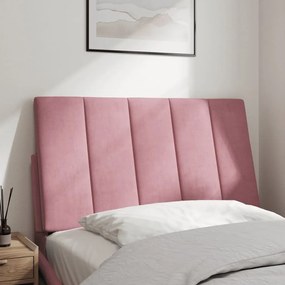 rózsaszín bársony fejtámla párna 90 cm